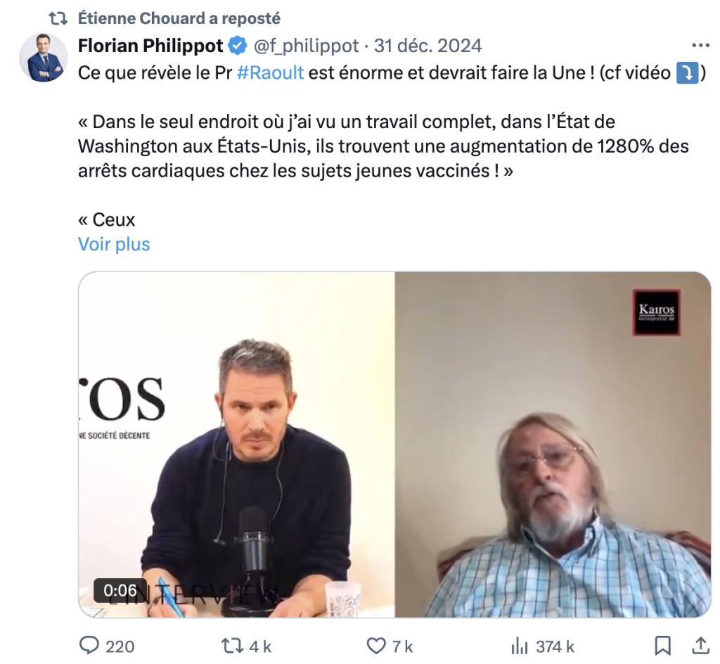 Chouard retweete Philippot