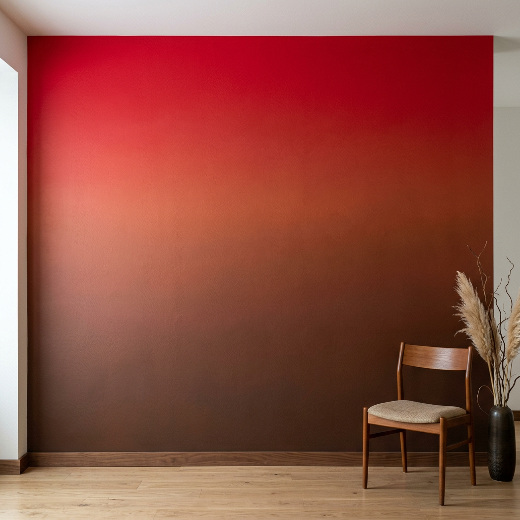 De rouge brun à brun brun